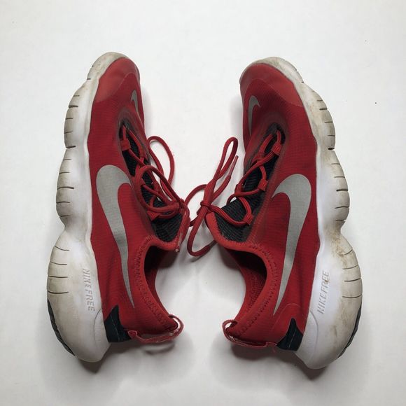 Nike Boys Free RN 5 CJ2079-600 Red Running Shoes Sneakers Size 5.5Y - Picture 8 of 10